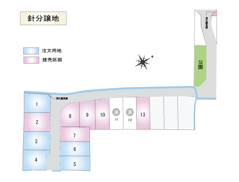 分譲区画図